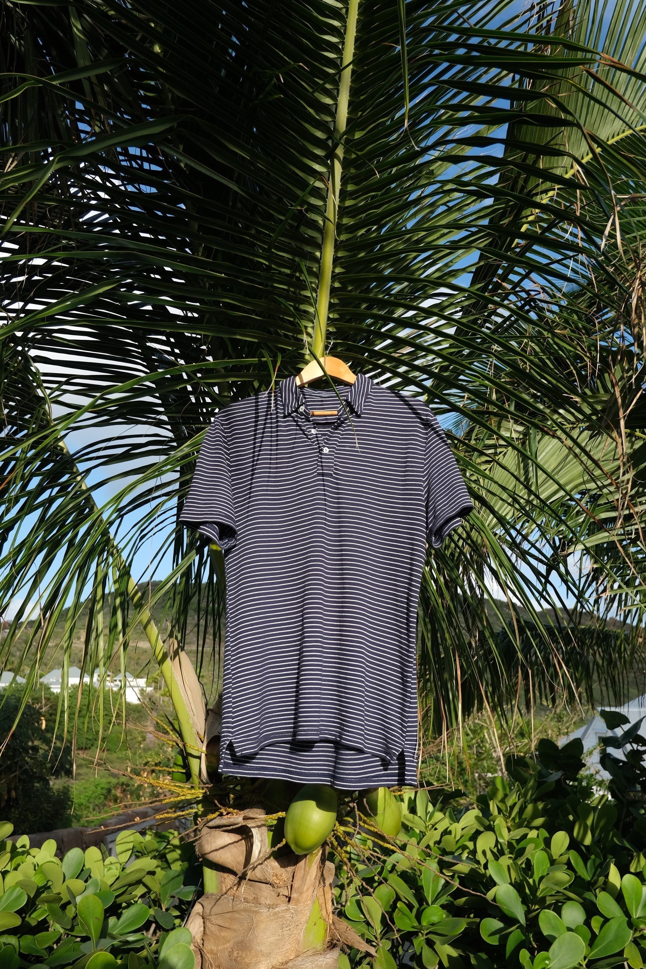 Stretch Linen Polo