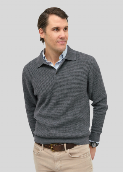 Merino Waffle Knit Sweater