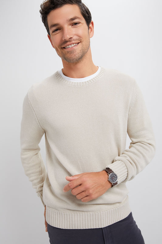 Knit sweater, classic, crewneck, menswear